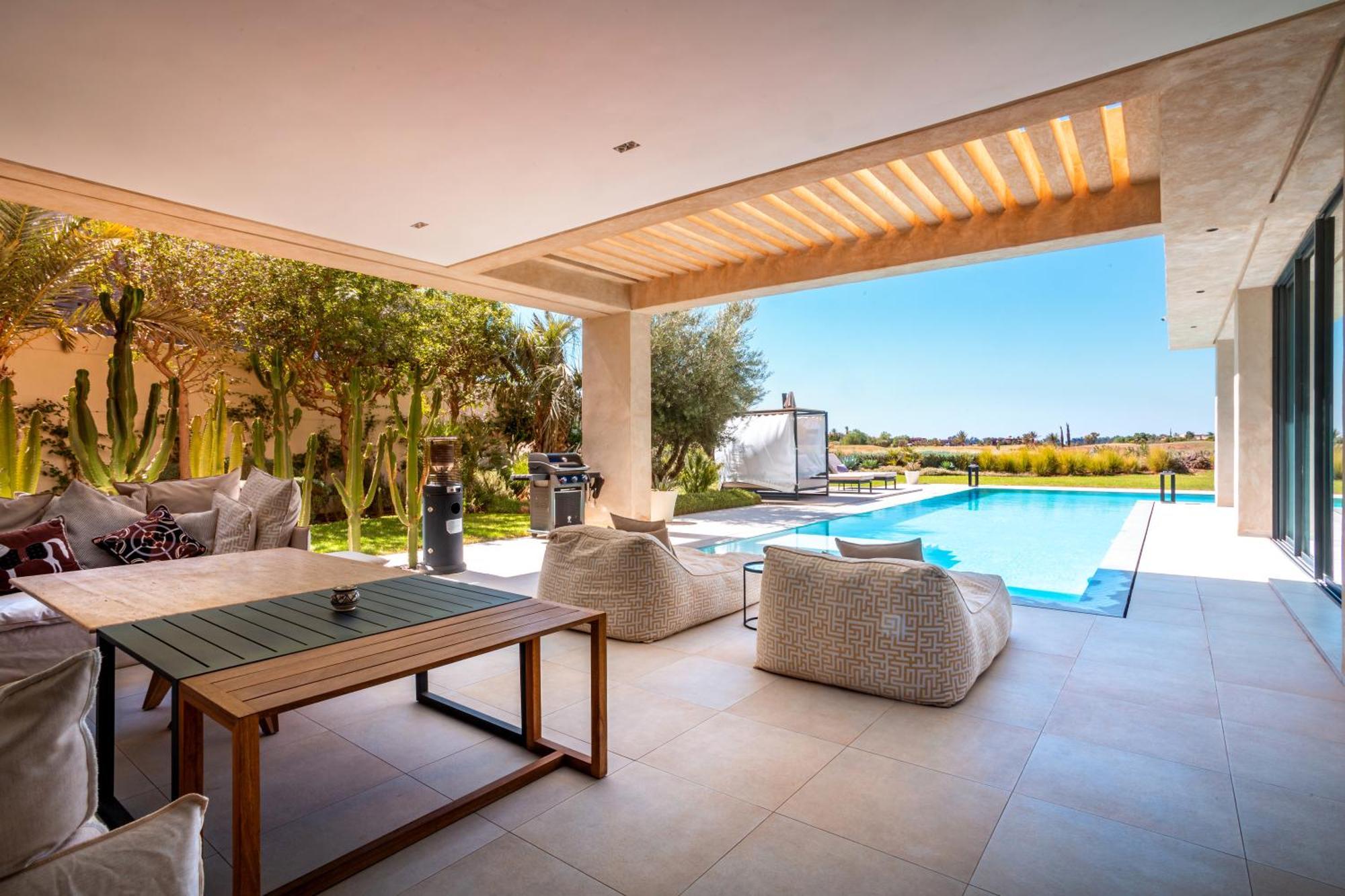 De Luxe A Marrakech, Piscine Jacuzzi, Vue Golf A Amelkis Villa