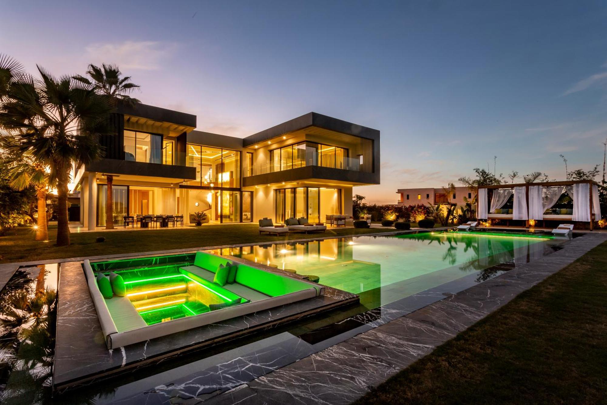 De Luxe A Marrakech, Piscine Jacuzzi, Vue Golf A Amelkis Villa Marrakesh
